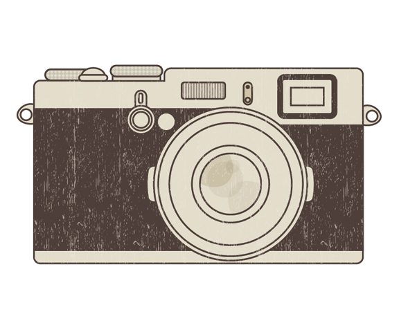 Ilustración cámara de fotos